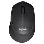 罗技（Logitech）M330 无线静音鼠标 舒适曲线 黑色 M275升级版