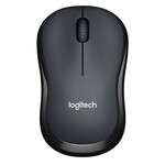 罗技（Logitech）M220 无线静音鼠标 畅销外形 灰色 M185升级版