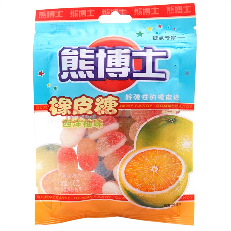 徐福记熊博士橡皮糖西洋柚口味60g