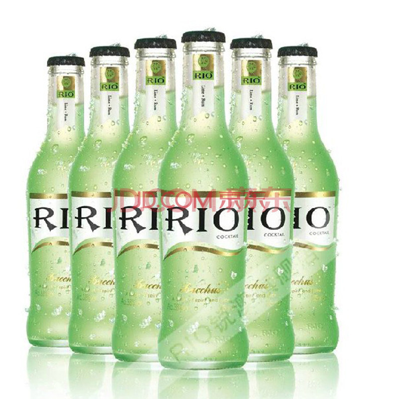 rio 锐澳pk冰锐 瓶装青柠味275ml*6 鸡尾酒 朗姆酒 预调酒 果酒 洋酒