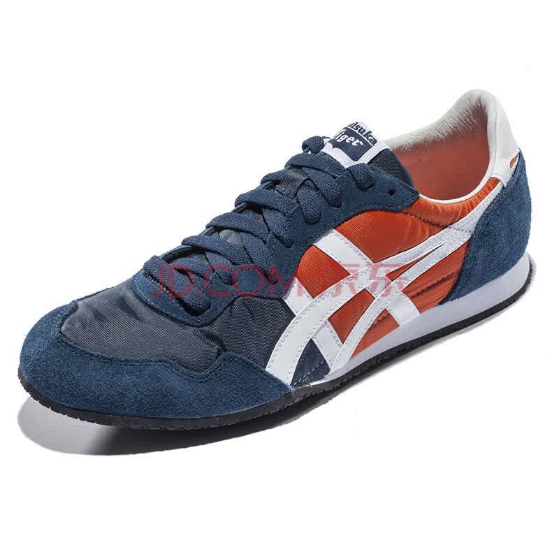 onitsuka tiger 运动休闲鞋 serrano 男 th109l-e 黑蓝色/白色 41.
