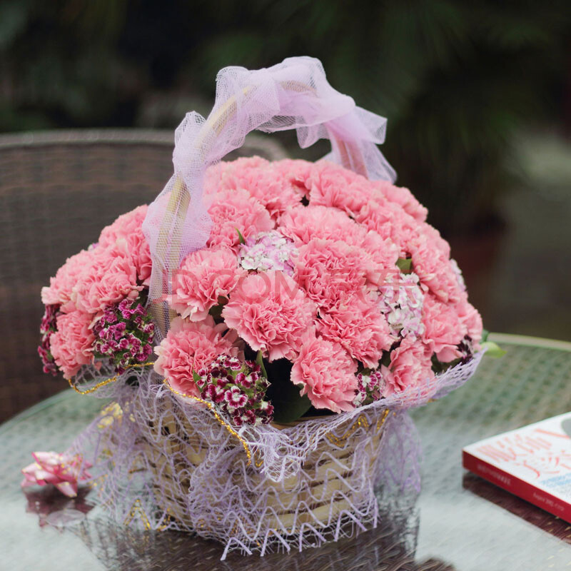 花篮 母亲节送妈妈礼物北京上海广州天津杭州全国同城花束速递订送 爱