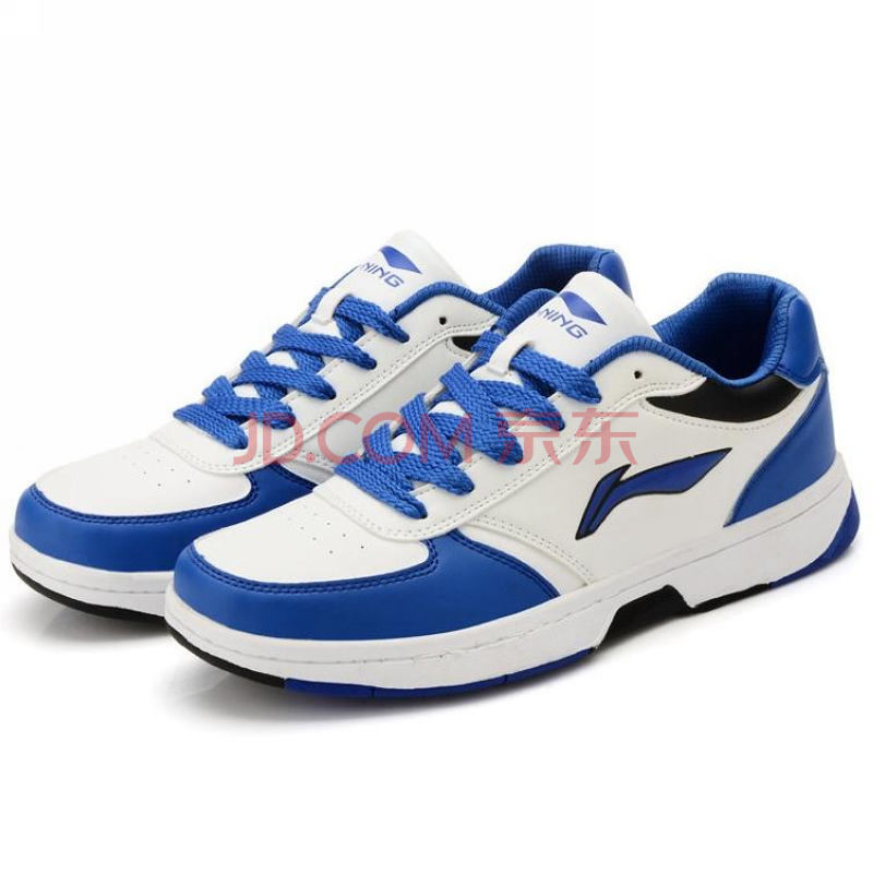 李宁正品 男鞋休闲运动鞋 耐磨2014新款上市滑板鞋036 蓝色 40
