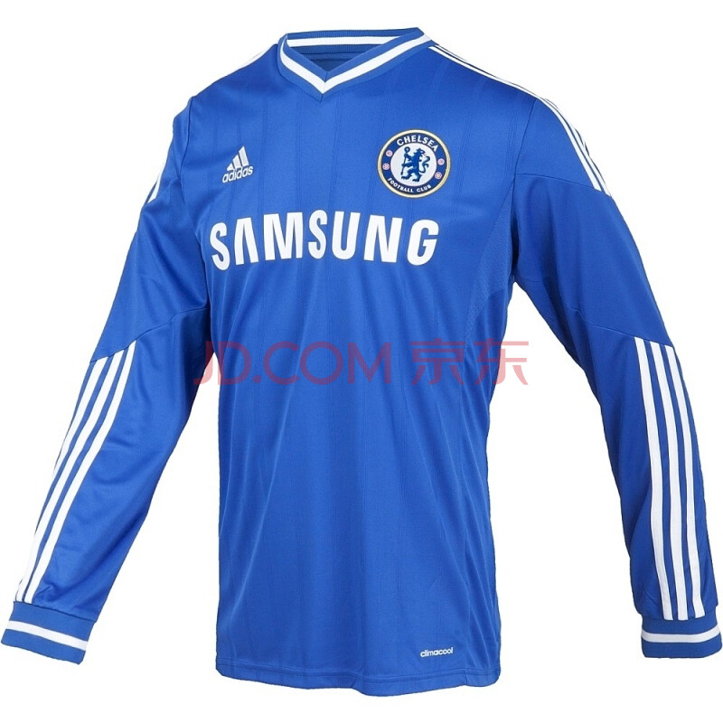 adidas 阿迪达斯 足球 男子 切尔西长袖比赛服 切尔西蓝 g90169 如图