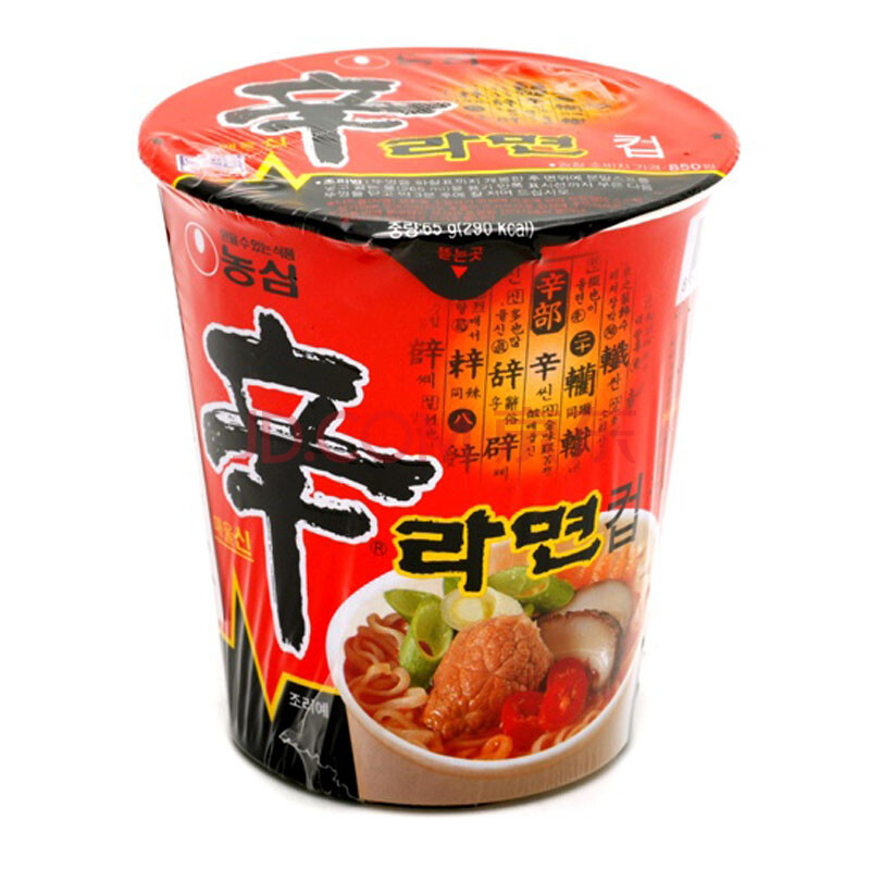 正宗韩国进口 农心辛拉面 小杯面 65g*10杯