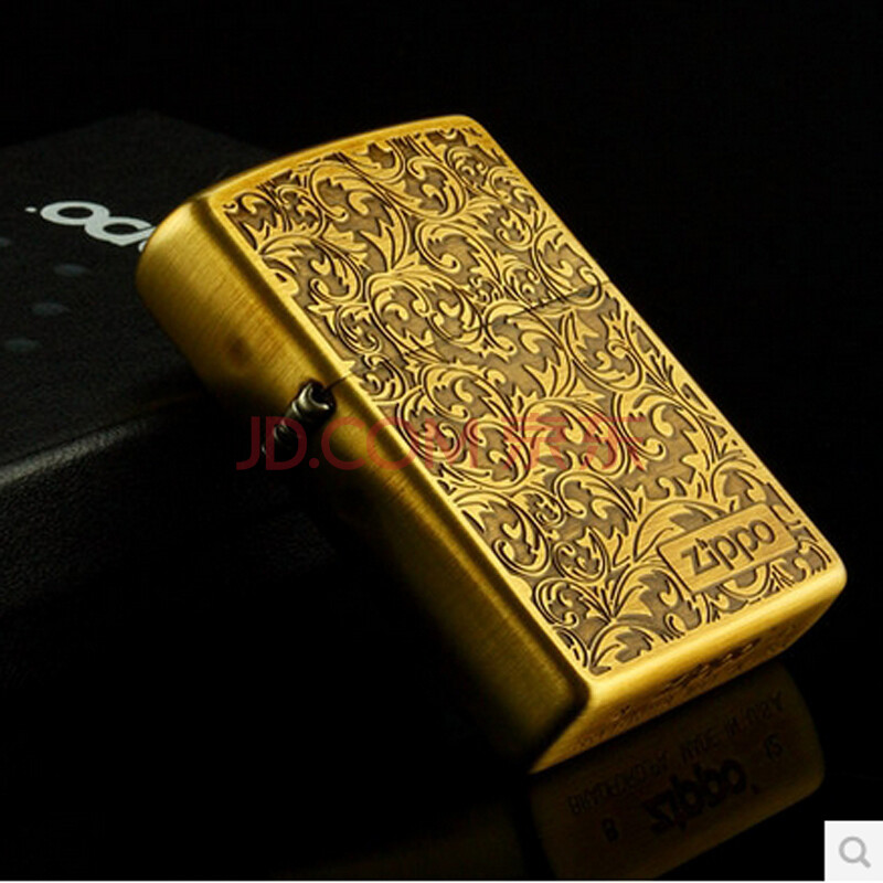 芝宝zippo打火机 双面图案纯铜zippo经典款防风火机 zippo标志