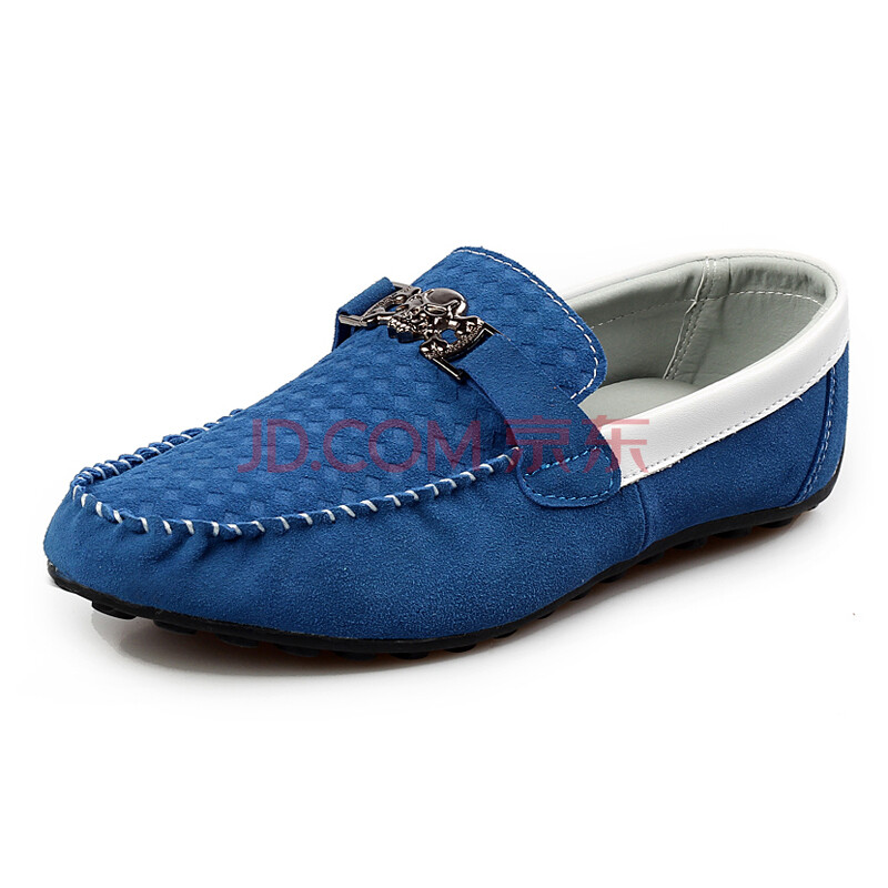 先森2013 男士夏季透气休闲鞋男鞋子 英伦皮鞋真皮驾车潮流豆豆鞋