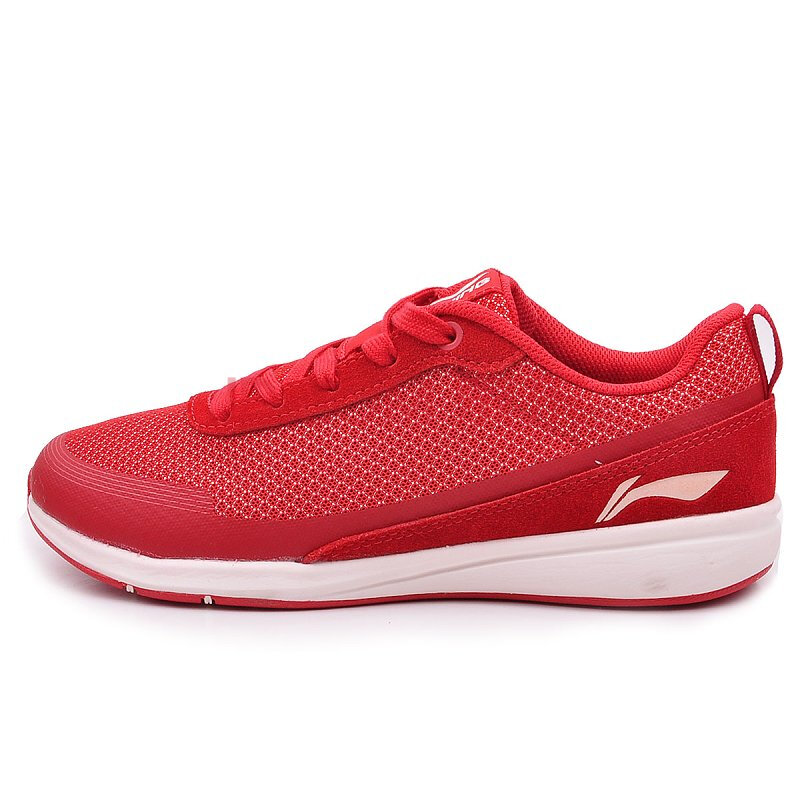 李宁 女 acgj026-2 超轻透气网布运动休闲鞋 红色 36