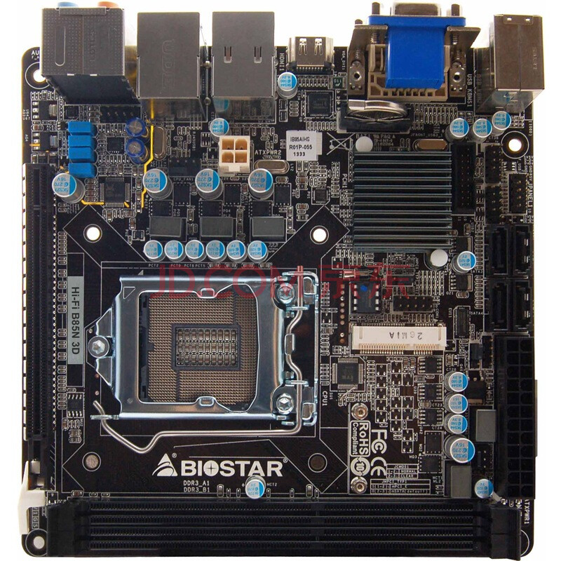 映泰(biostar) hi-fi b85n 3d 主板(intel b85/ lga 1150)