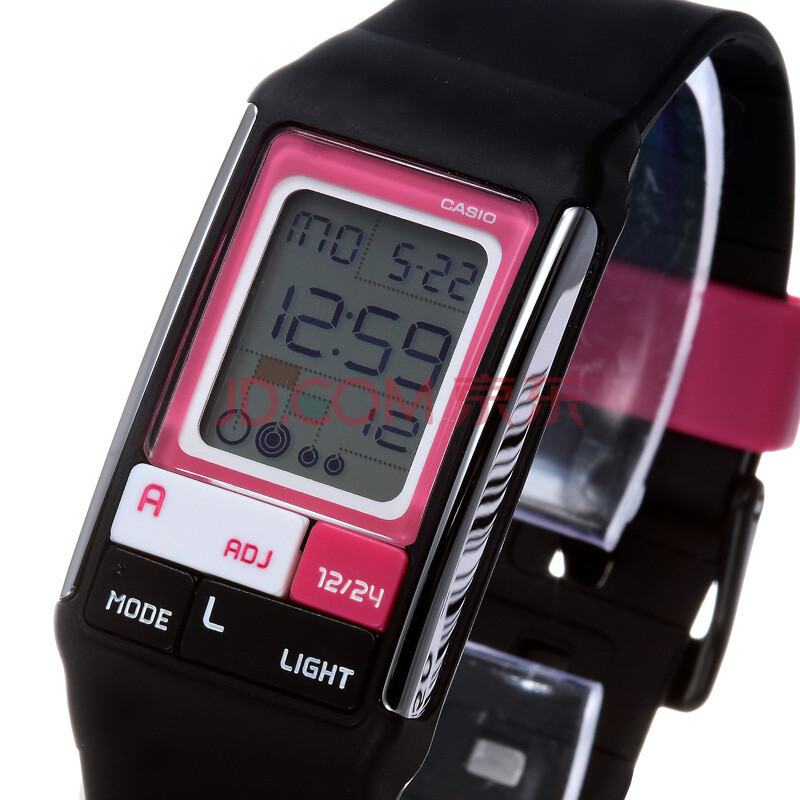 卡西欧(casio)正品女式手表 女士魔术方块数显方盘女表ldf-52-4a 黑色