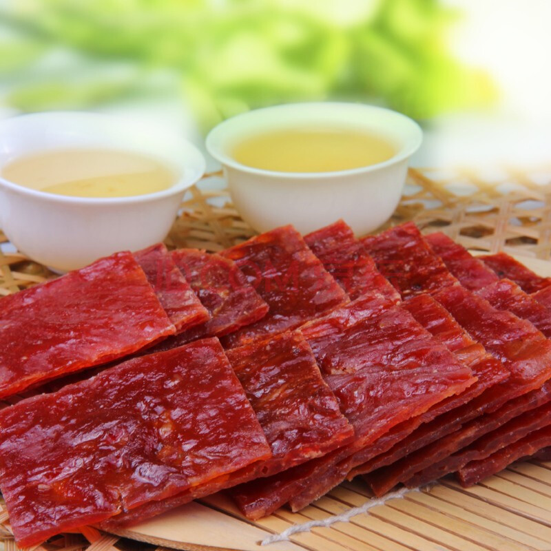 百草味 靖江猪肉干 江苏特产 靖江猪肉脯 250g*2 袋装