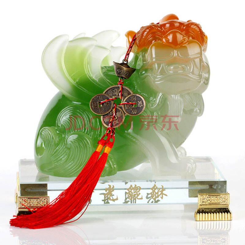 吉善缘 招财飞天貔貅摆件 镇宅辟邪吉祥物工艺品摆件摆设qy364 大号