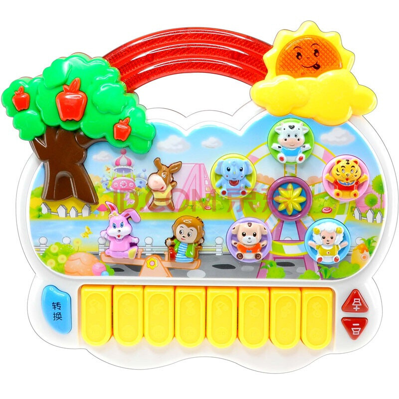 伶俐宝动物农场音乐电子琴儿童幼教乐园音乐玩具9348