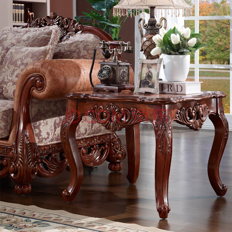 美乐乐家具 边几 角几 实木家具 欧式古典家具 沙发边几 沙发边桌