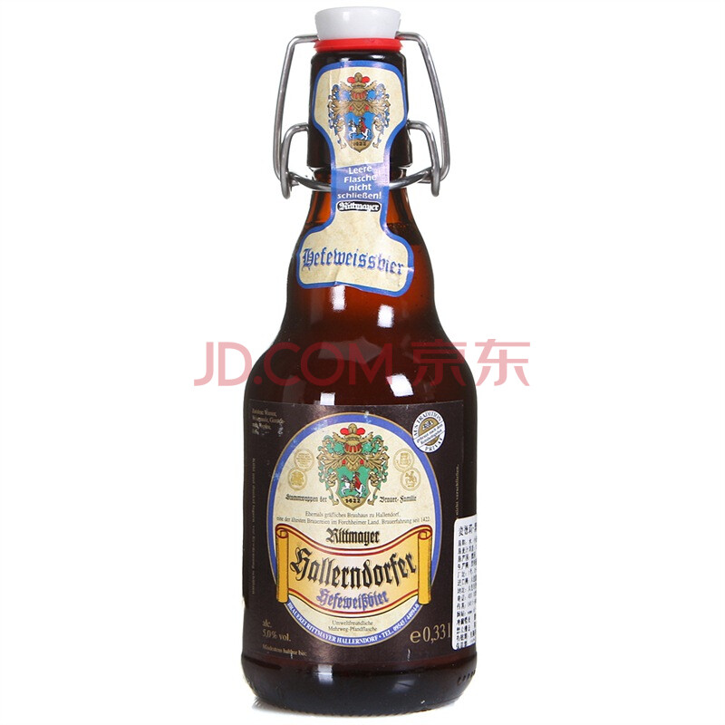 德国rittmayer麦德莉黑特麦尔健康全麦啤酒330ml