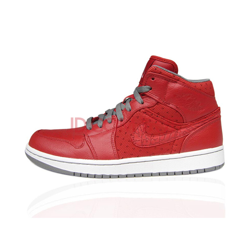 nike 耐克 airjordan aj 1 圣诞限量男式篮球鞋 364770 (028) 红色