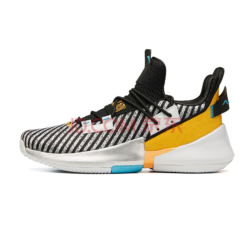 安踏ufo空域2代篮球鞋2020春款实战低帮运动鞋112011606 安踏白/黑