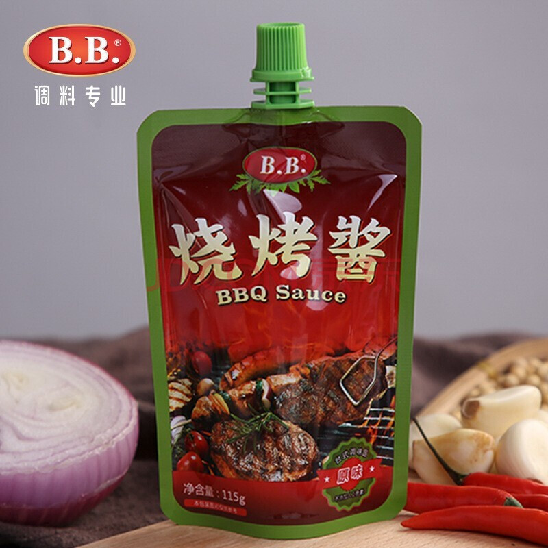 bb烧烤酱原味烧烤专用bbq烤肉酱酱料刷料刷酱调料商用 烧烤酱原味115g