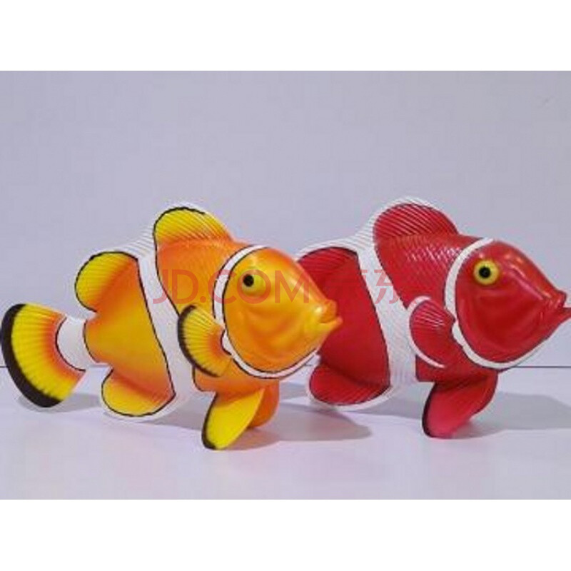 仿真小丑鱼挂件假鱼模型热带鱼超市海洋公园摆设 65cm立体黄色小丑鱼