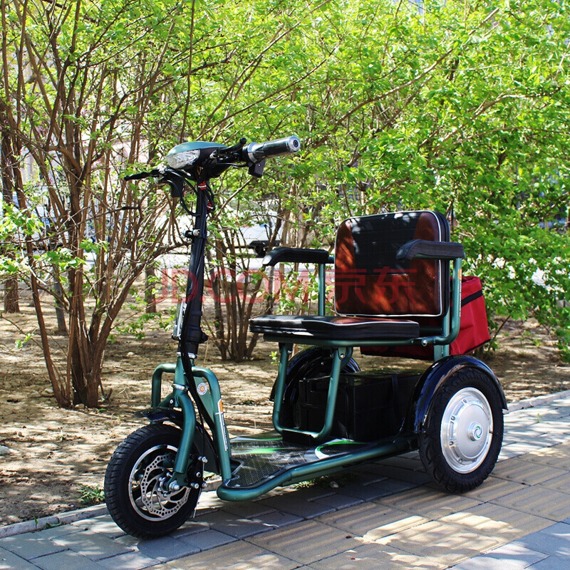 【京東好貨】電動三輪車成人老年代步車迷你摺疊家用殘疾人車鋰電大部