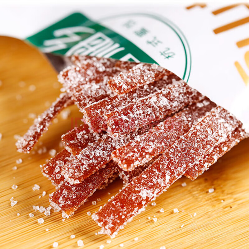 雪海梅乡冰糖山楂条180克*10袋雪花山楂丝酸甜开胃网红休闲小零食 雪