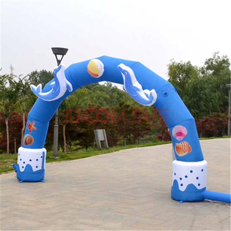 拱门开业充气新款活动拱门充气气模5米庆典彩虹门6米儿童卡通拱门 6米