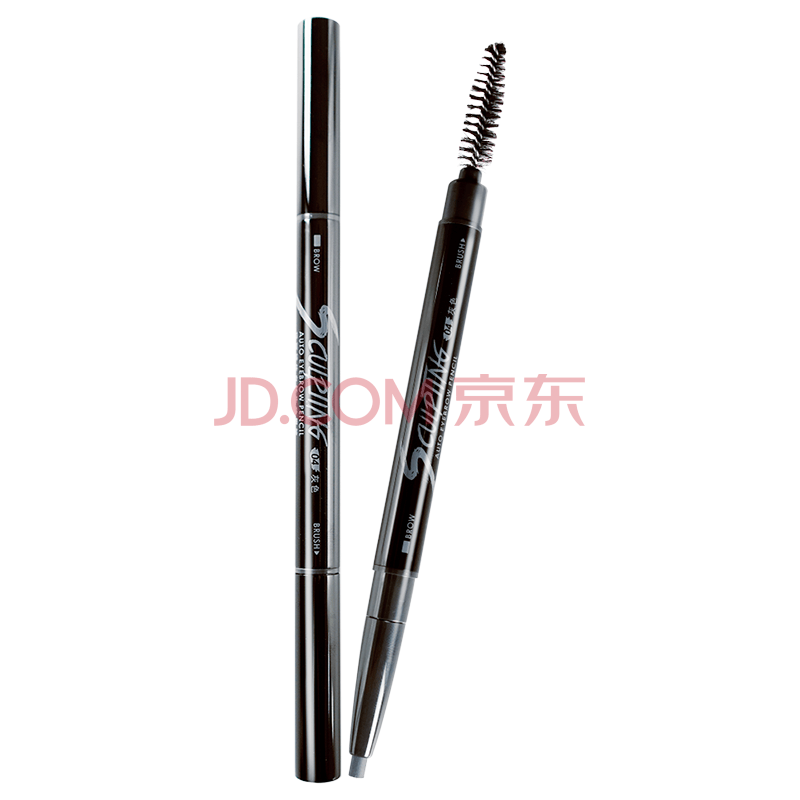 玛丽黛佳眉笔自然持久防水防汗不易脱色新手双头扁圆笔头眉笔自然生动眉笔送替换装04 灰色0 2g 0 2g