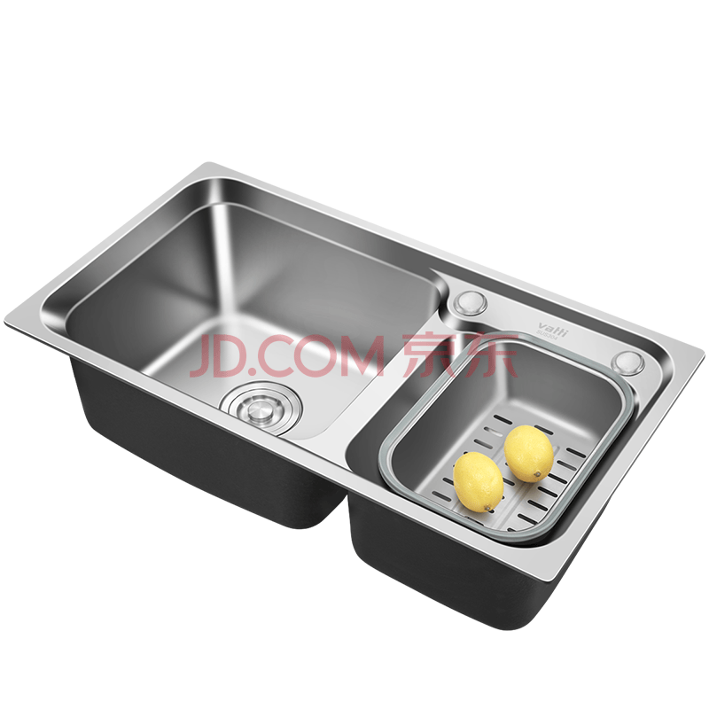 华帝 Vatti 厨房水槽304不锈钢水槽大容量拉伸双槽菜盆洗碗盆配360 旋转抽拉厨房龙头0916 766 426 所有评论 华山云商