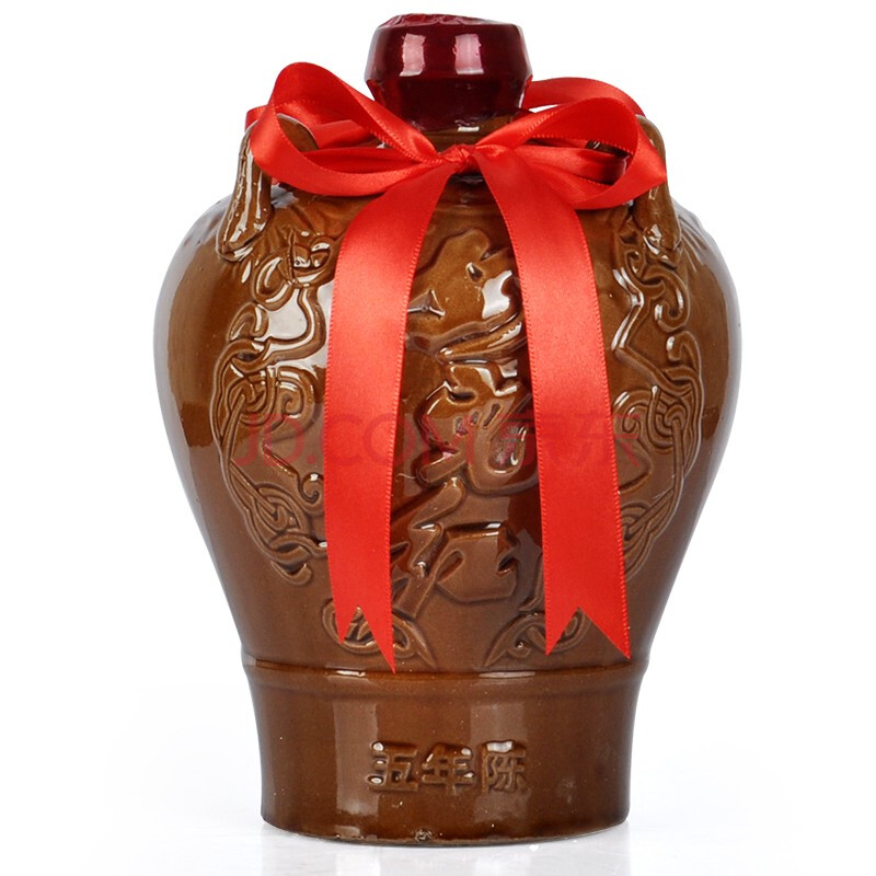 女儿红绍兴黄酒五年精品花雕酒坛装1.5l
