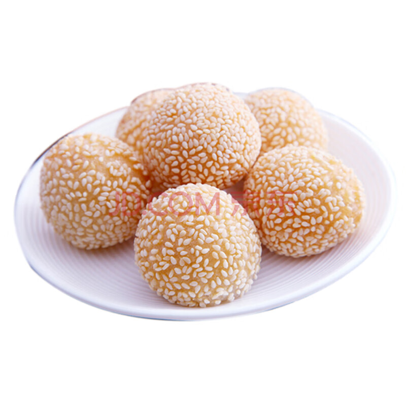 芝麻球速冻油炸冷冻早餐豆沙馅小麻团点心10个 芝麻团