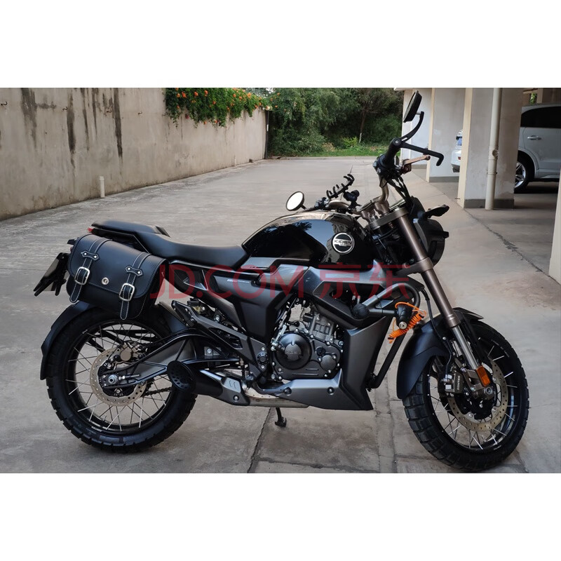 适用于适用于启典kd150 g1边包 快拆侧包 边箱 改装复古皮包 右边高纤