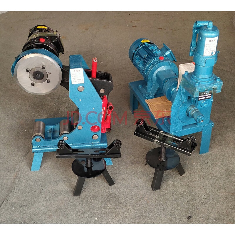 消防管道三件套压槽滚槽机电动液压水钢管安装沟槽机切管机开孔机 50