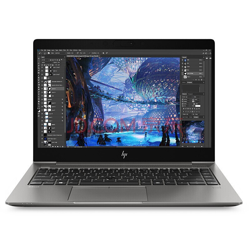 惠普(hp)zbook14u g6 14英寸 移动工作站 设计笔记本电脑 i5-8265u/8g