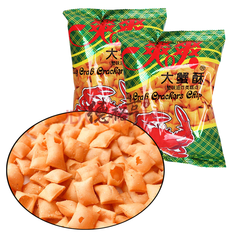 爽爽大蟹酥8090后怀旧零食小袋 七宝一丁休闲食品 15 袋