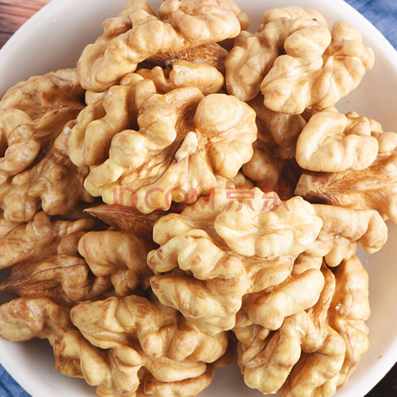 原味生核桃仁500g1斤新鲜大桃肉散装新货批发烘焙零食 2斤三路大碎仁