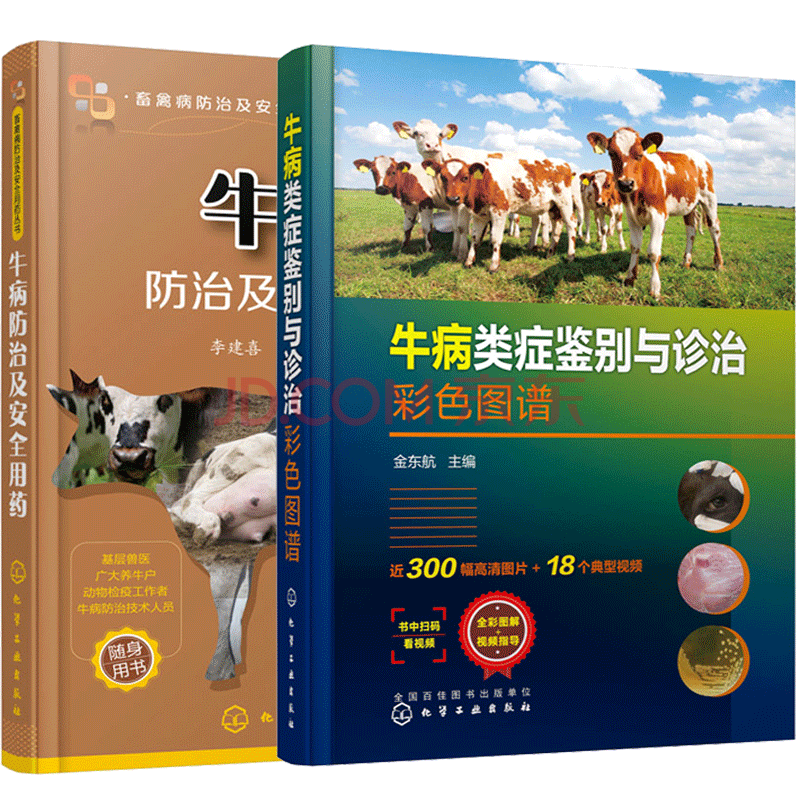 正版全新 牛病类症鉴别与诊治彩色图谱 牛病防治及安全用药 养牛技术