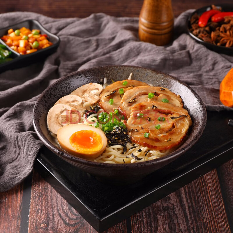 紫山 一夻自热拉面日式豚骨自热面 4口味(原滋叉烧豚骨/香辣牛筋豚骨