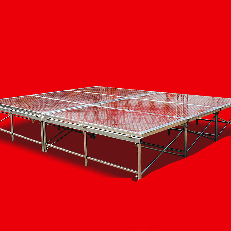 定制产品 快装舞台架子移动活动婚庆t台拼装演出折叠钢铁组装舞台桁架