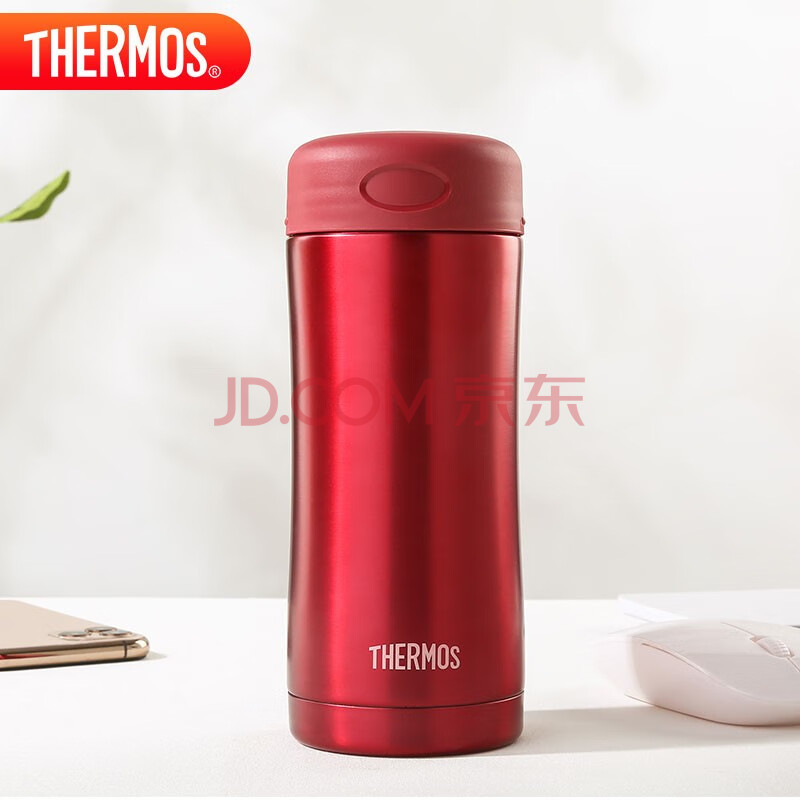 Thermos膳魔师保冷保温杯400ml高真空不锈钢商务办公jcg 400 R