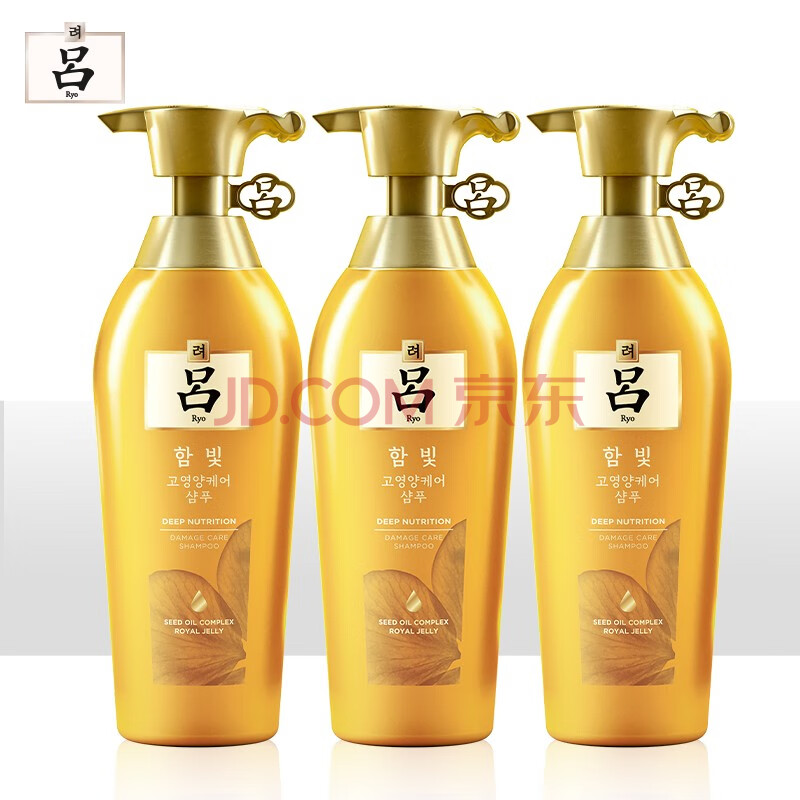 吕(ryo) 金吕洗发水护发修护染烫干枯毛躁强韧锁色 金吕 洗发水400ml*