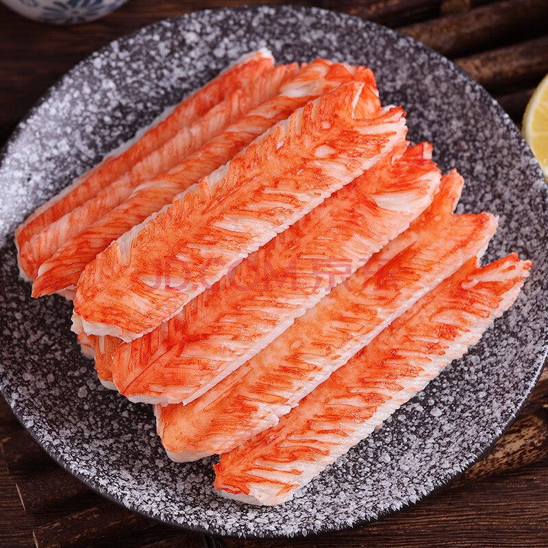 【第2份仅38元】渔哥戏鱼 v形蟹柳蟹肉棒 1000g 寿司蟹柳手撕蟹柳即食