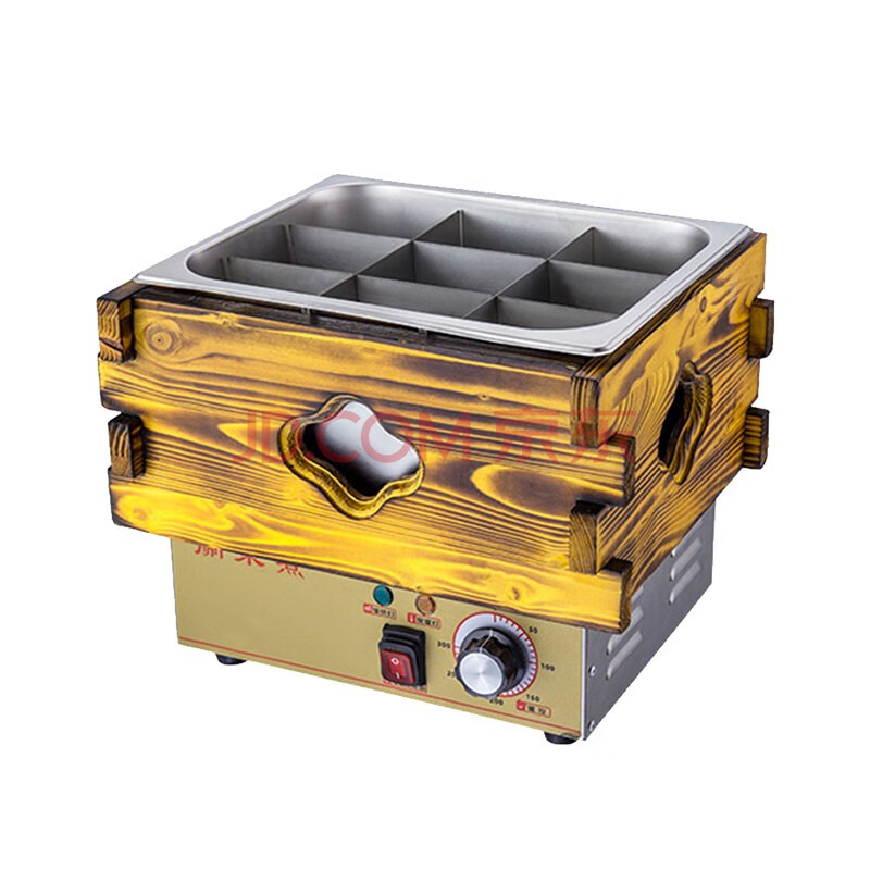 hotkitch 关东煮机器商用电热双缸格子锅煮面炉便利店串串香设备麻辣