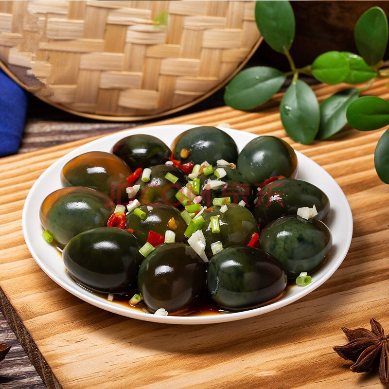 鹌鹑蛋松花皮蛋无铅松花鹌鹑皮蛋小皮蛋d 72枚鹌鹑蛋