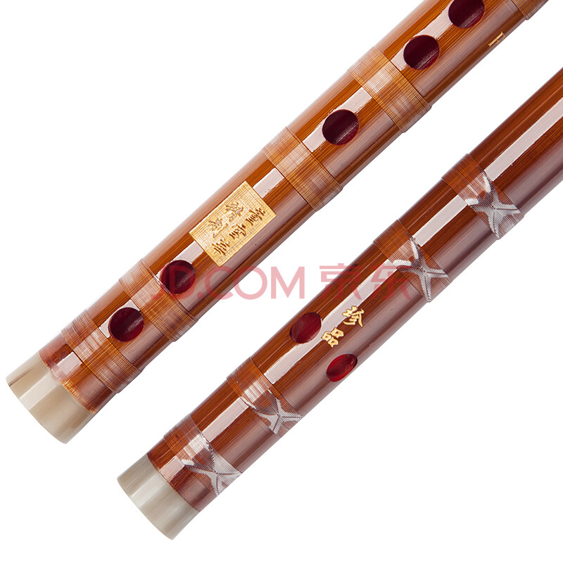 灵声 董雪华笛子竹笛 珍品笛专业演奏横笛苦竹笛2节笛子乐器d调