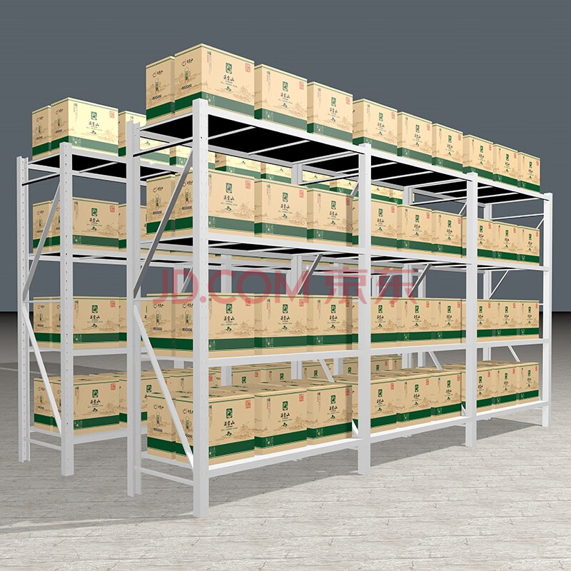 天迎仓储货架层架仓库货物架子展示架钢制储物架置物架家用金属货架