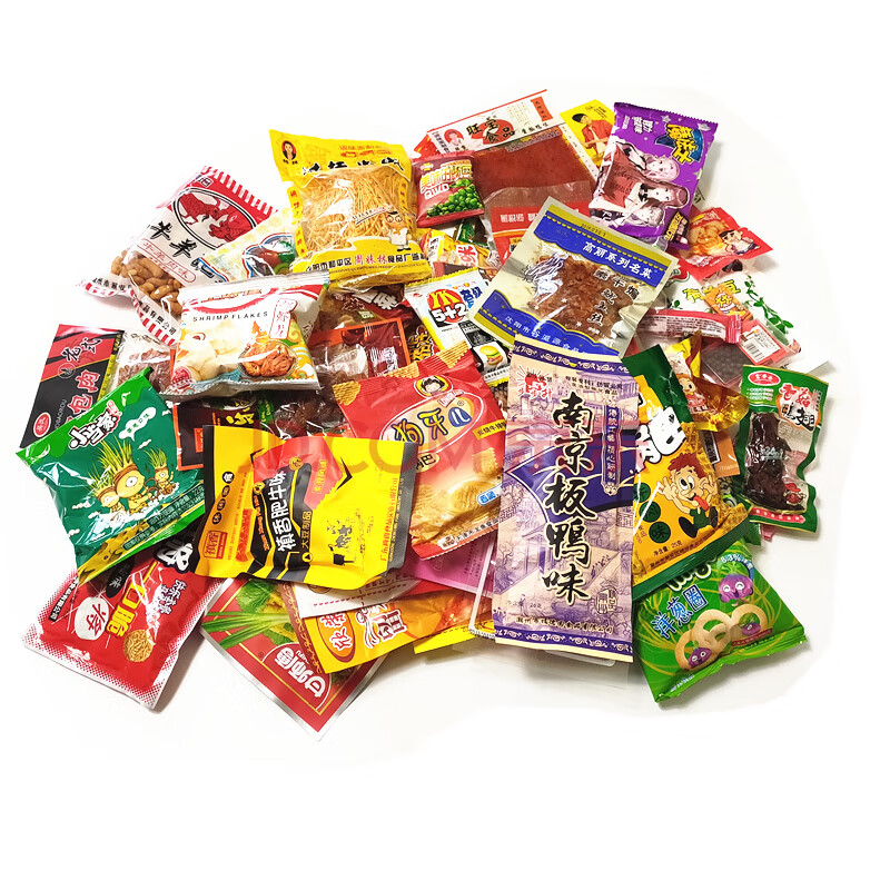 8090后童年怀旧小零食校园食品儿时回忆老式辣条小吃 50种不重复50袋