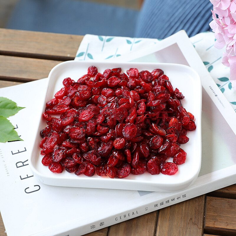 蔓越莓干100gx2袋曼越梅干果烘焙原料水果干零食网红小吃年货 100gx2