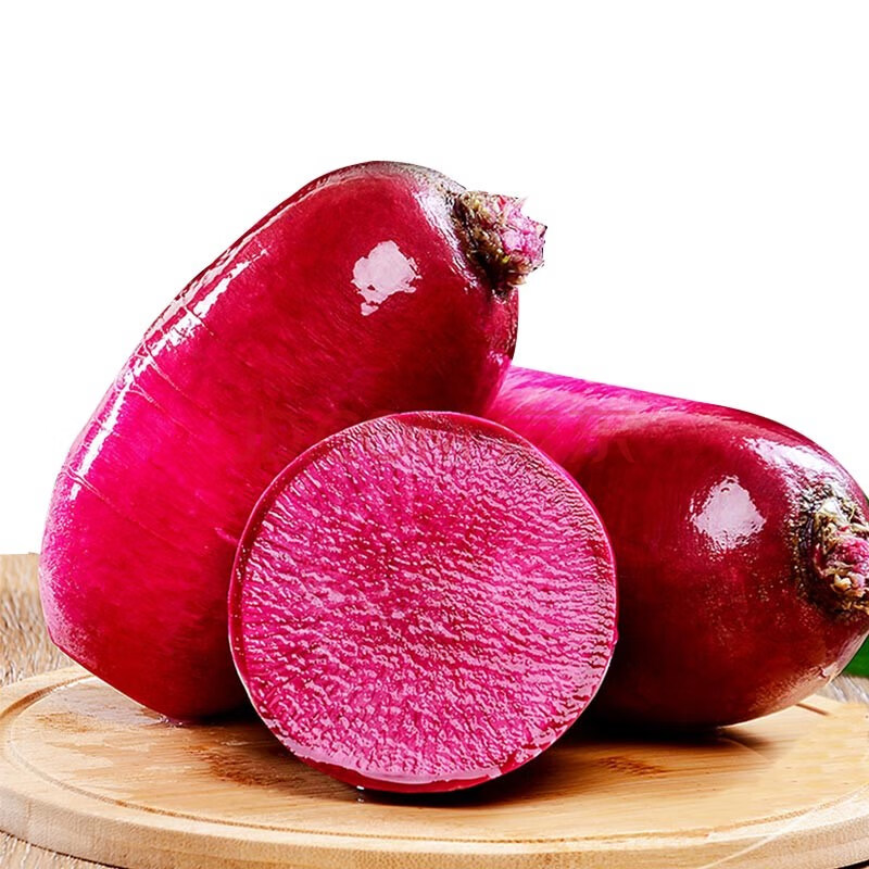 凤梨萝卜紫美人水果非潍坊潍县沙窝紫皮红心萝卜新鲜蔬菜5斤新鲜送礼