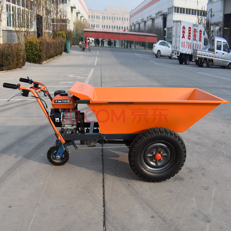 汽油斗车汽油灰斗车柴油灰斗车农用养殖小推车转运车手推车翻斗车