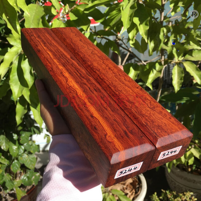 木镇尺老木料大号30cm收藏书画实木质精美红木纸 5244号,缅甸大红酸枝